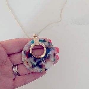 New With Tags Resin Pendant Necklace